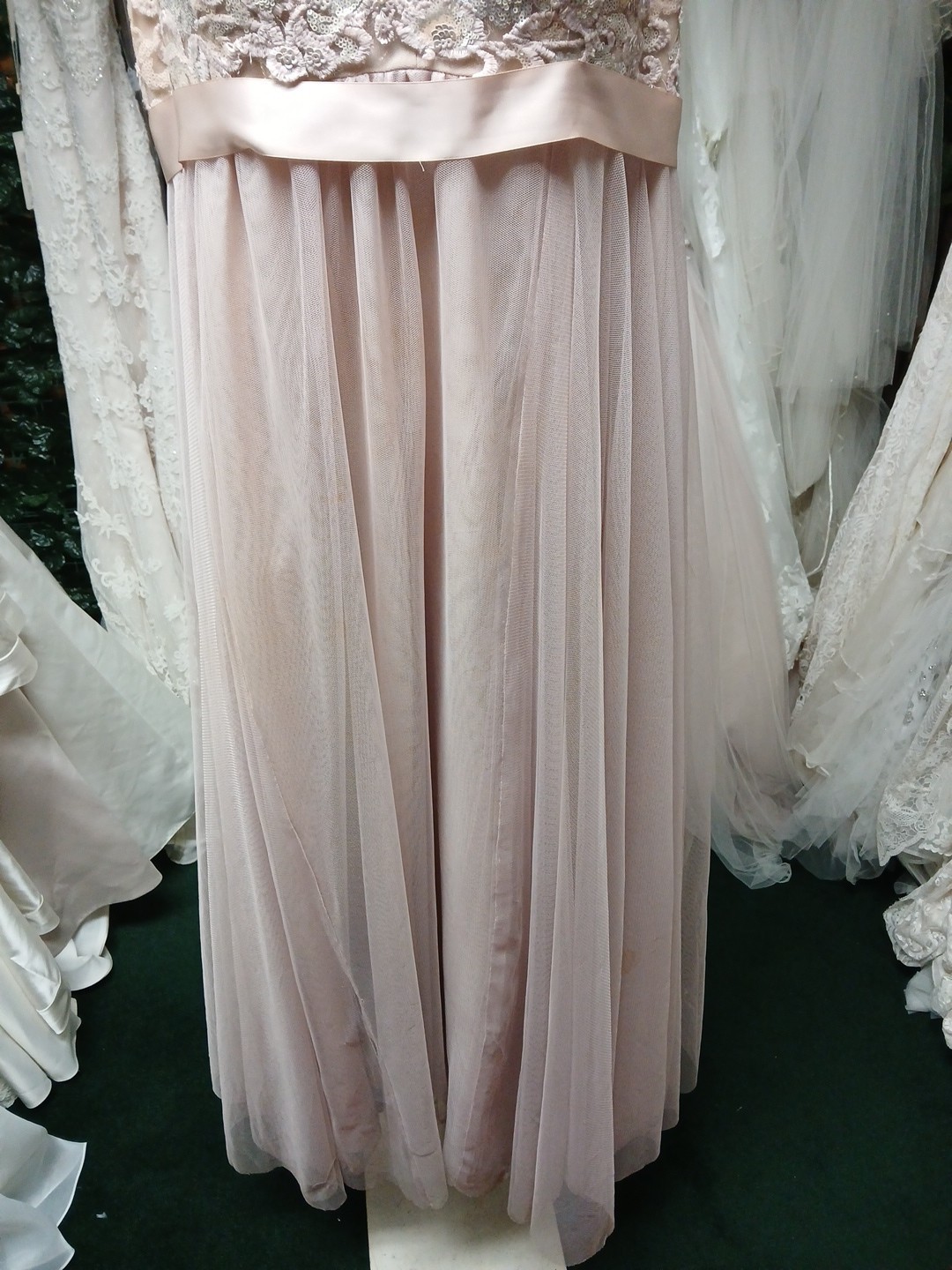 Watters And Watters Pink Blush Tone Formal Dress Size 14