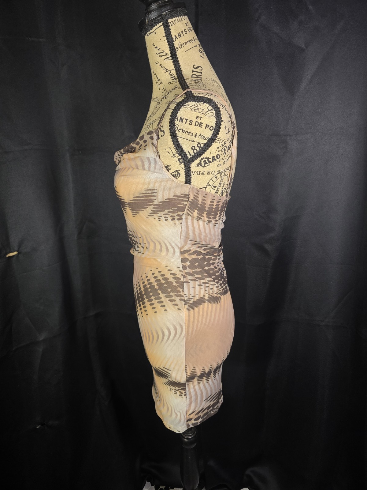 Forever 21 Multi Nude Colored Mini Dress Women’s Size Small