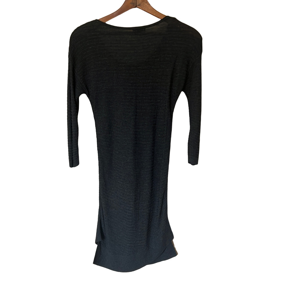 Express Lightweight Semi Sheer Knit Scoop Neck Dress