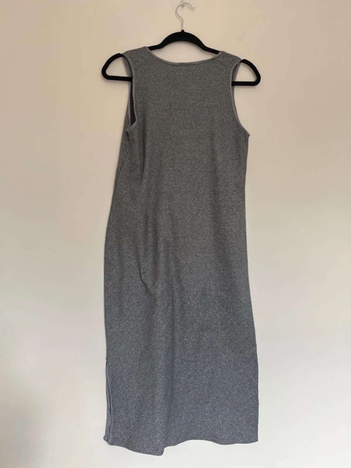 Mango Grey sparkly sleeveless dress – Size L, UK 12