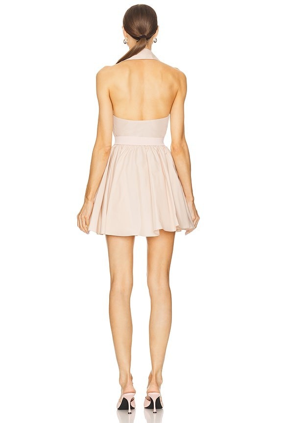 Norma Kamali Halter Flared Mini Dress Size XSmall