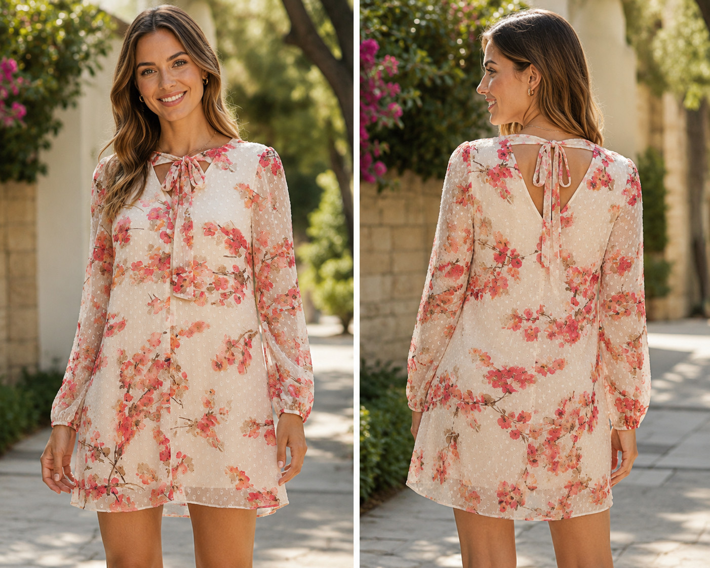 The Limited – Short floral swing dress – Petite XS