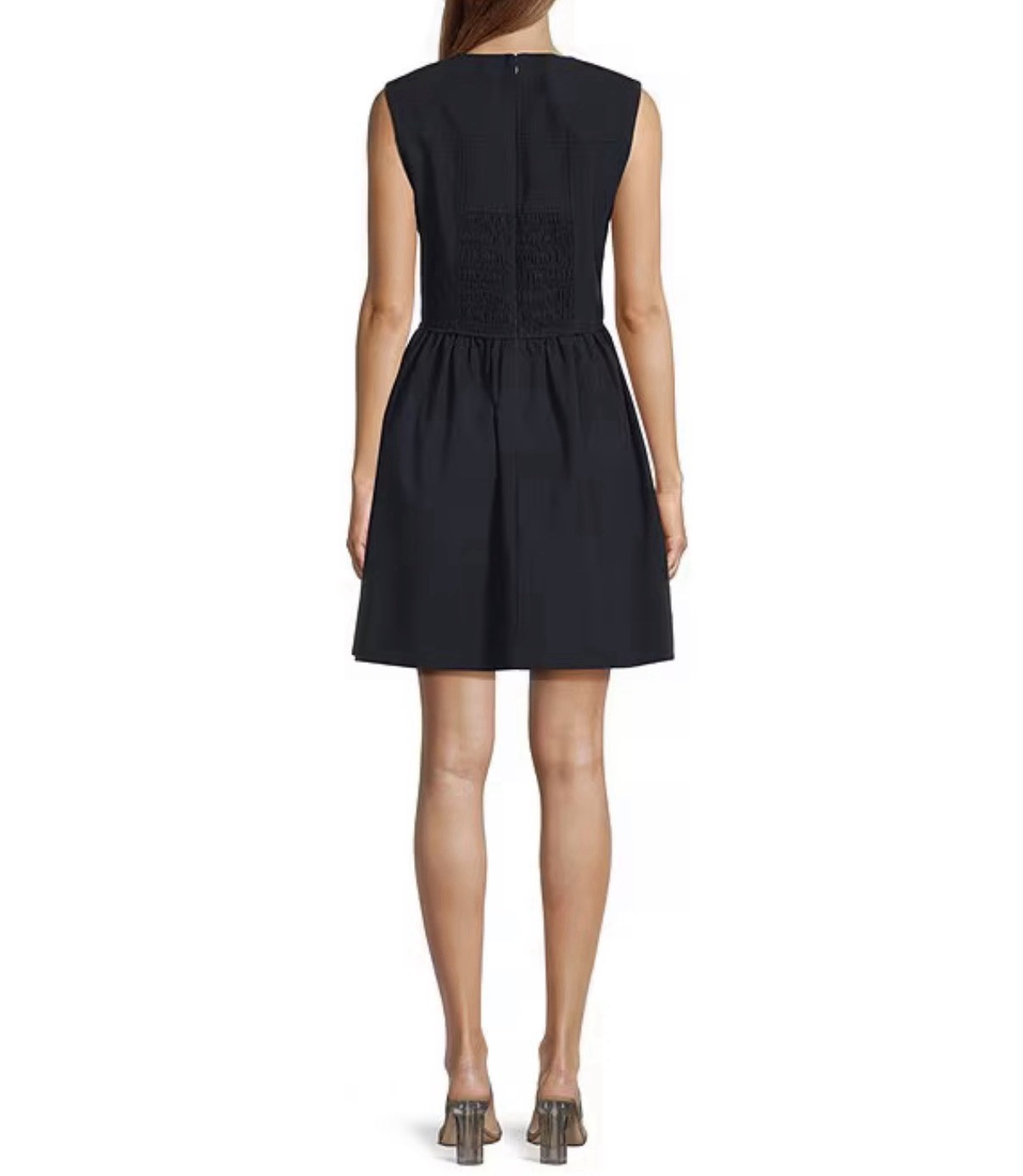 Gibson & Latimer Woven Crewneck Sleeveless Dress Size Small Color Ocean Blue