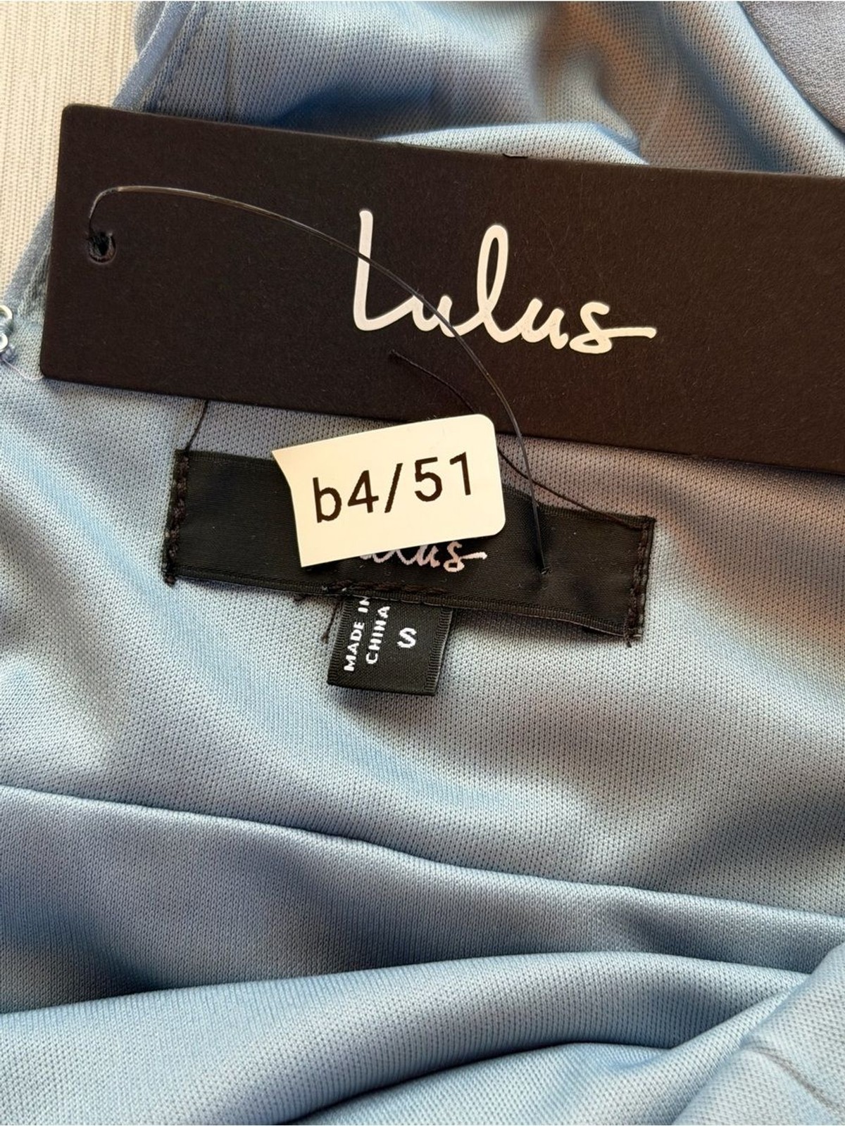 Lulus Heavenly Hues Light Blue Maxi Dress Size S NWT
