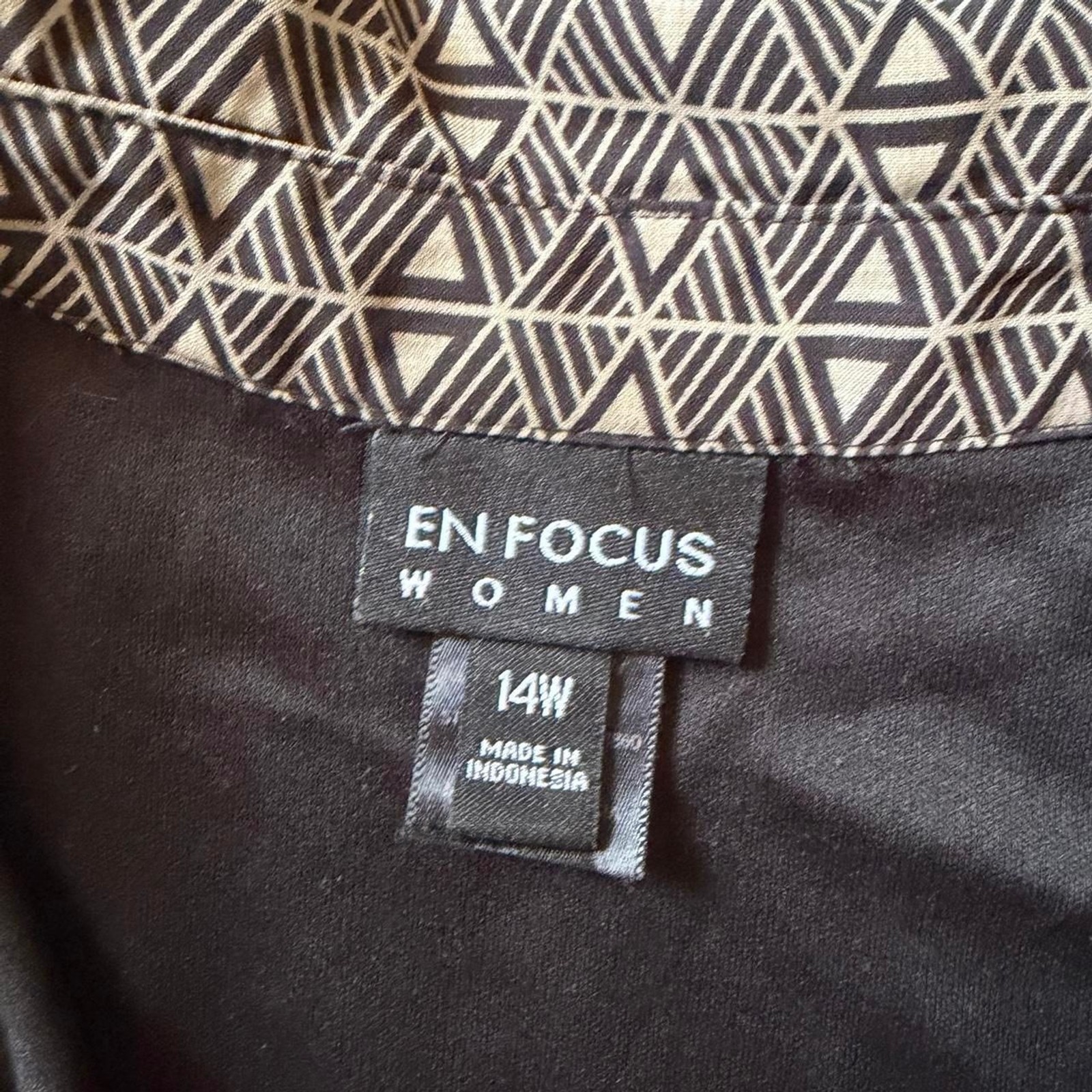 Enfocus-studio Women’s Brown and Black Dress