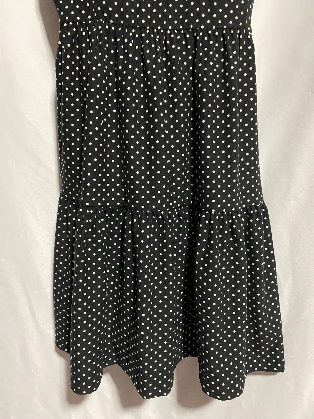 No Boundaries Women’s Tiered Mini Dress Sizes (M 8-10) (L 12-14) NWT Polka Dot