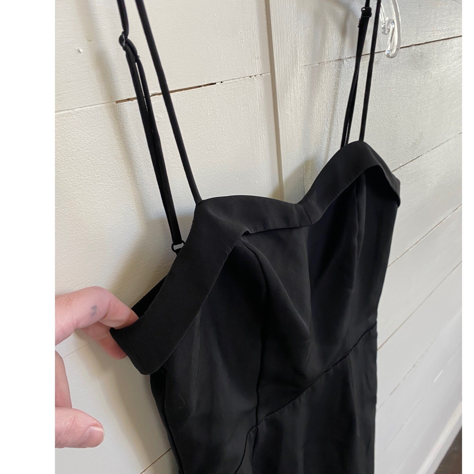 Charles Henry Womens Black Sweetheart Mini Dress Spaghetti Strap 90753CH-Z76 S