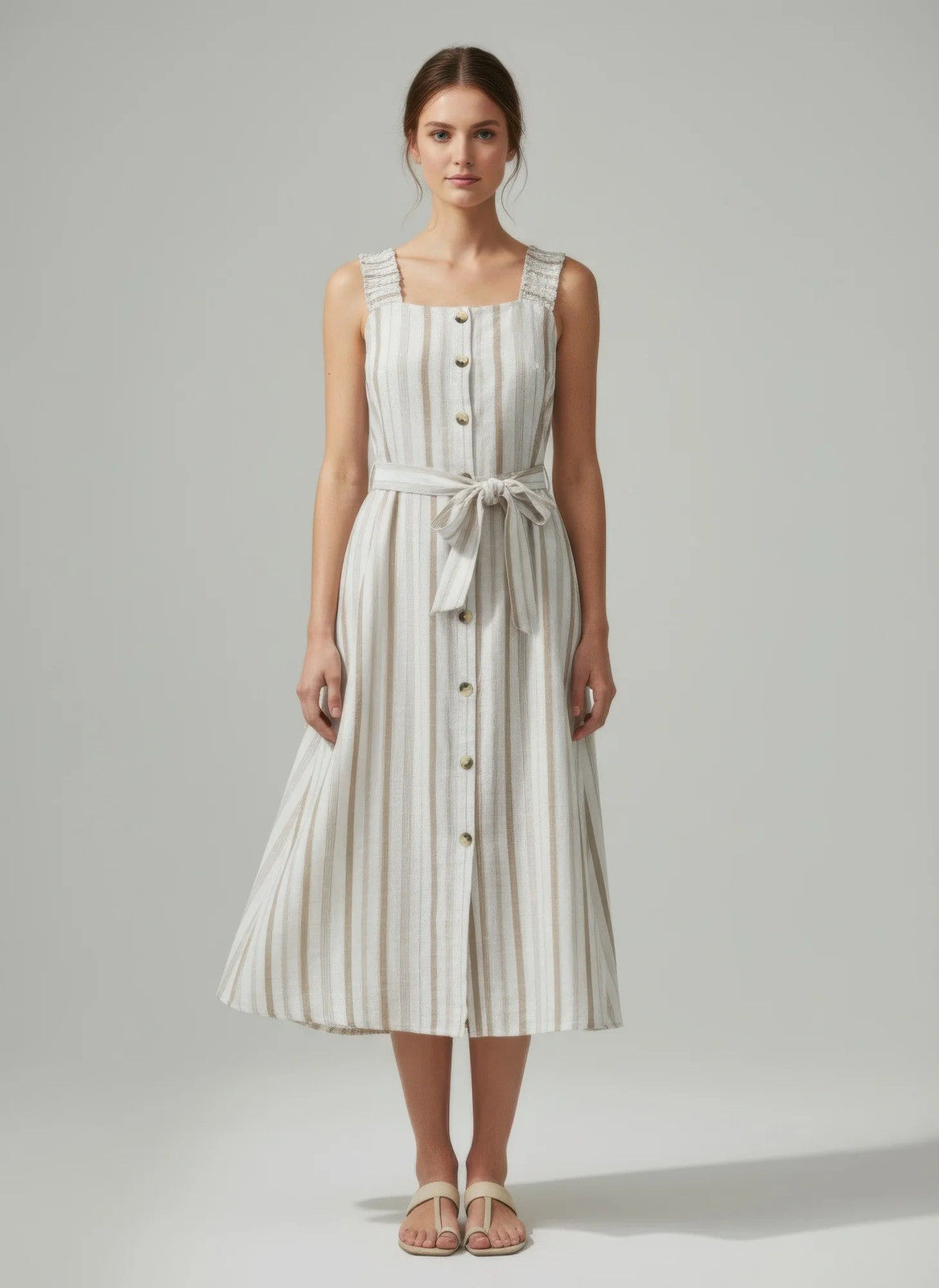 Mlle Gabrielle Striped Dress