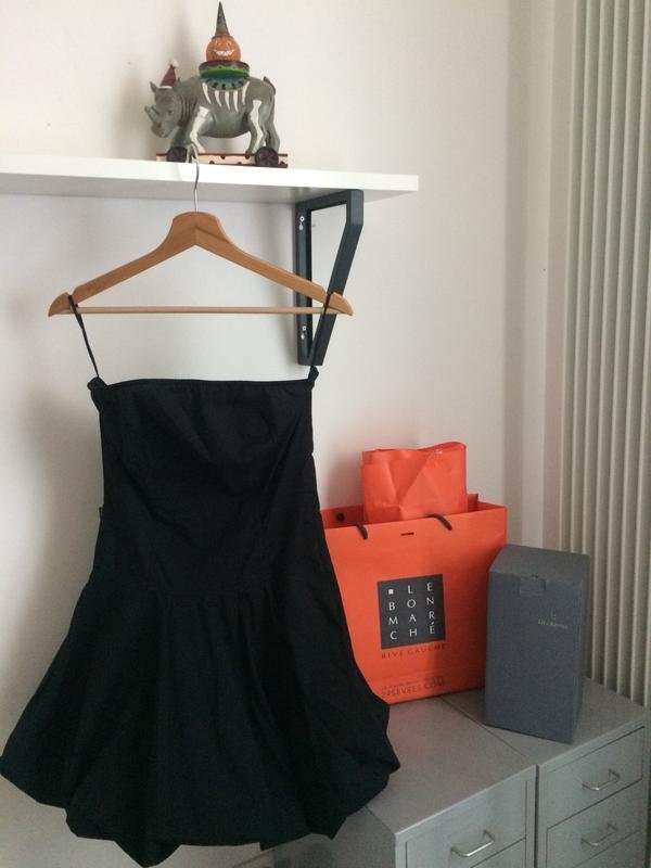 Women Moschino denim dress black 36/S/44