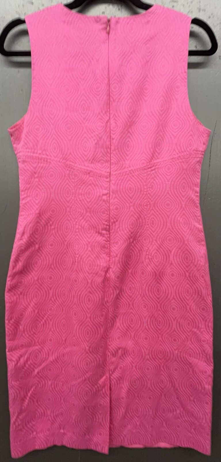 Chadwicks Dress 8 Pink Sleeveless Beaded Embellished Preppy Coastal Vacation