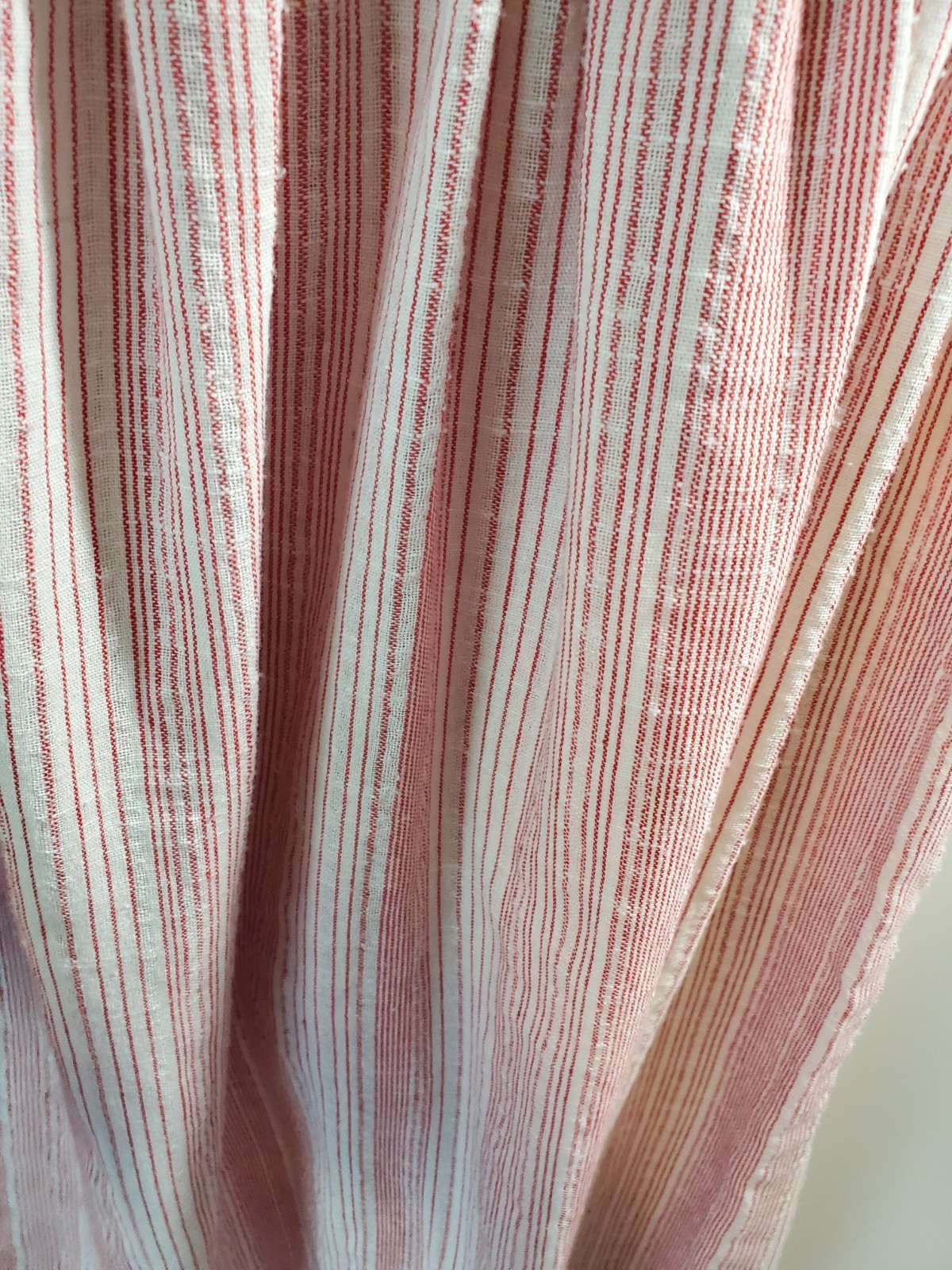 Easel Botique Pink Striped Button Detailed Smocked Dress Size Large