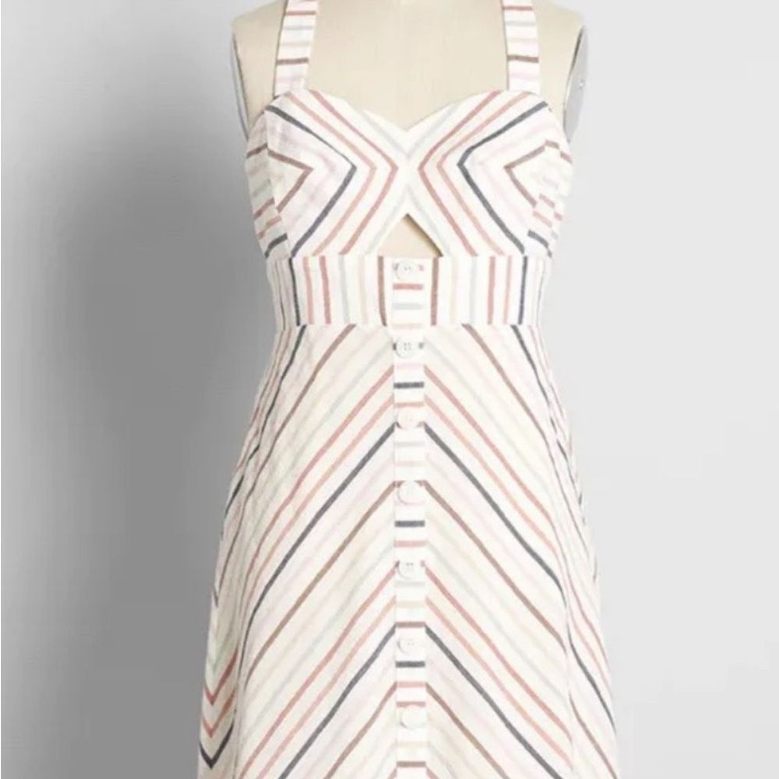 MODCLOTH – Sunset Cruise Just For You – Fit & Flare Size 16 NWT MIDI Dress