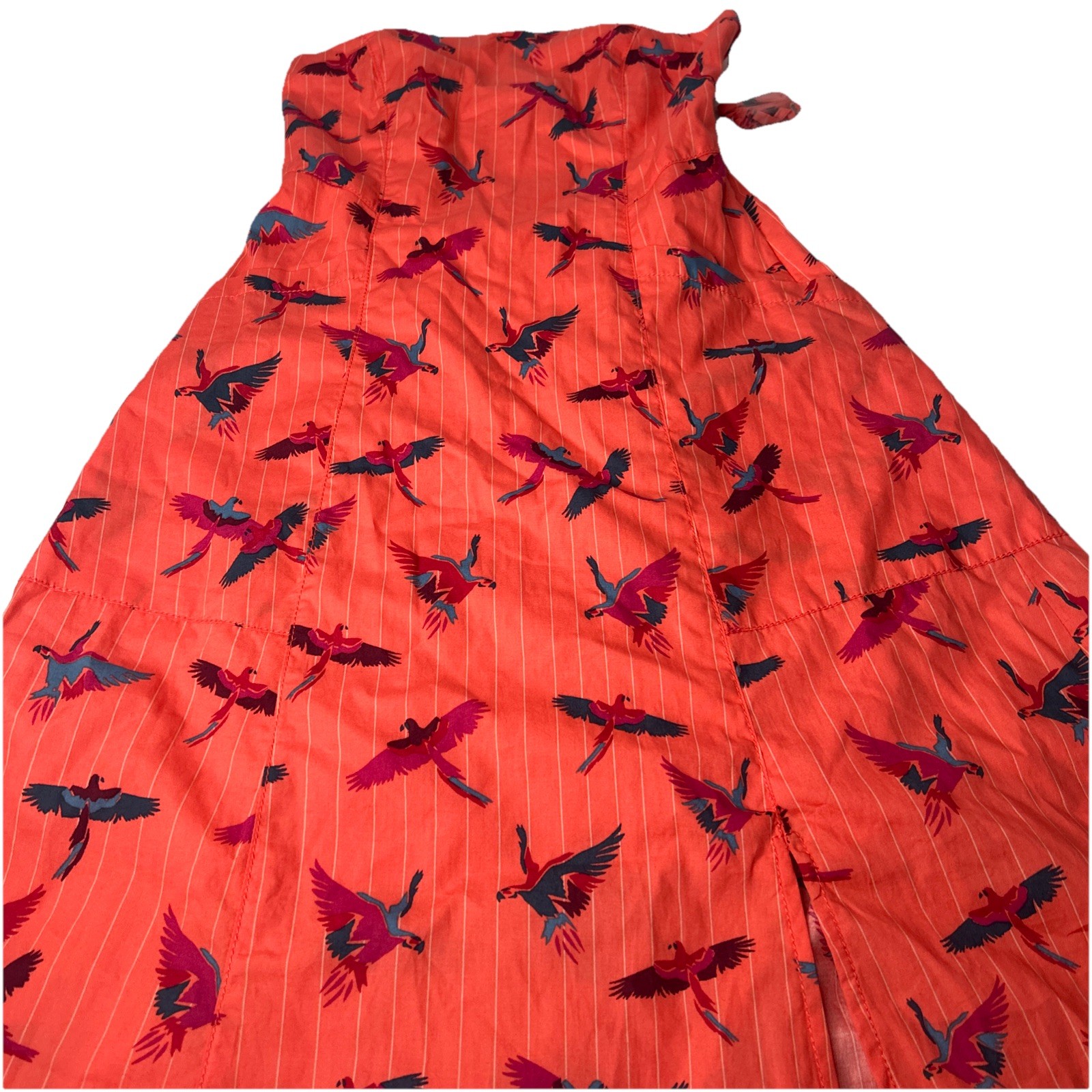 Free People Sunshine Of Your Love Bird Dress Size 0 NWT Coral Colored