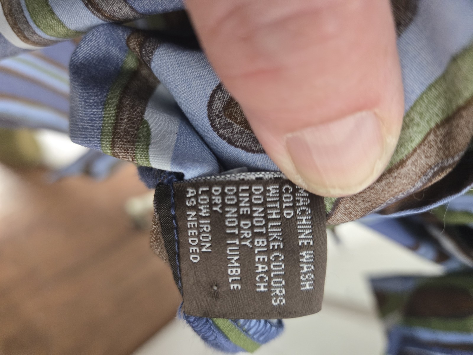 J. McLaughlin Orla Dress Size Small Blue, Brown And Green