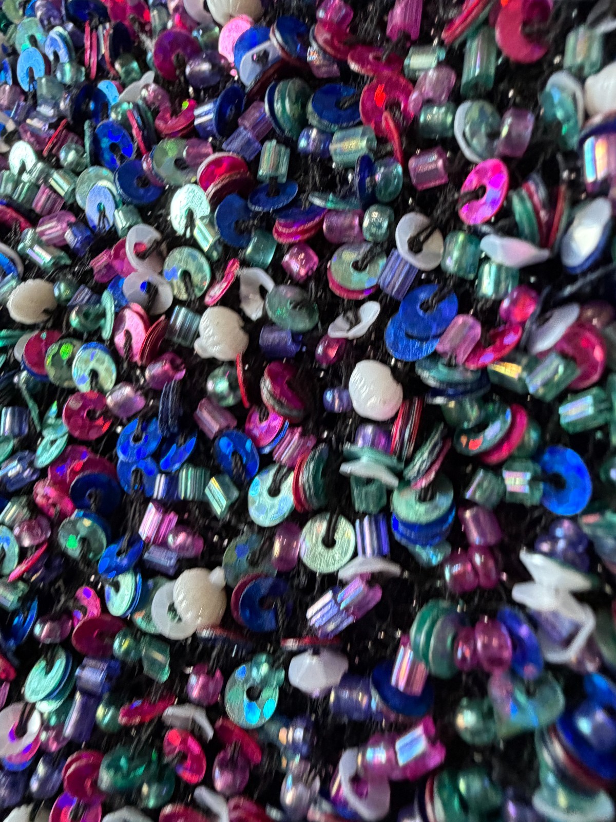 PARKER sequin-embellished mini cocktail dress multi-color size small sleeveless