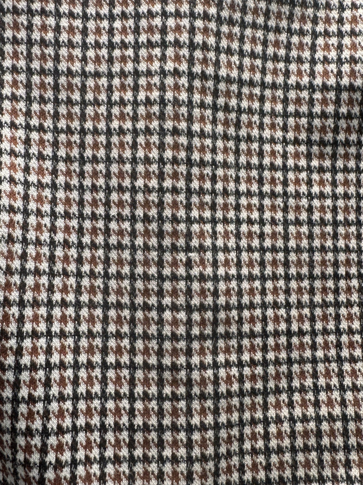 Express Houndstooth Sheath Dress, Belted Lined Zip Buckle, Scoop Neck Sz 4