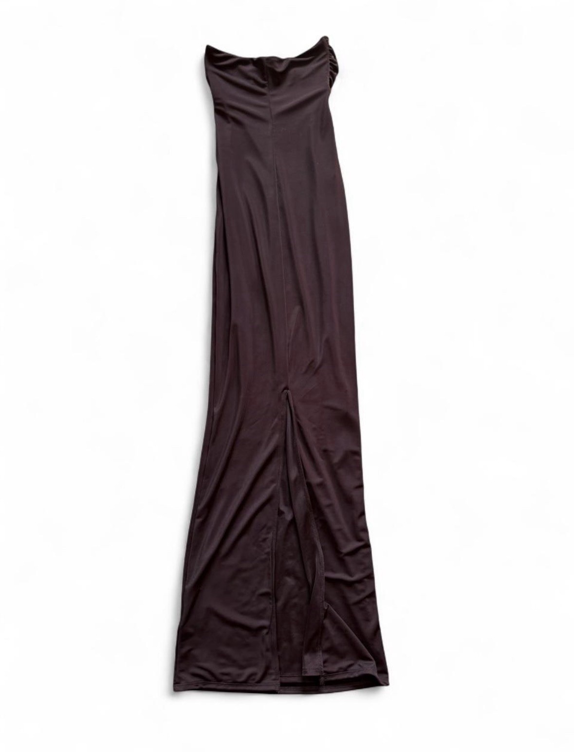 White Fox Boutique Brown Maxi Bodycon Dress With Gold Starfish Detail Size XS