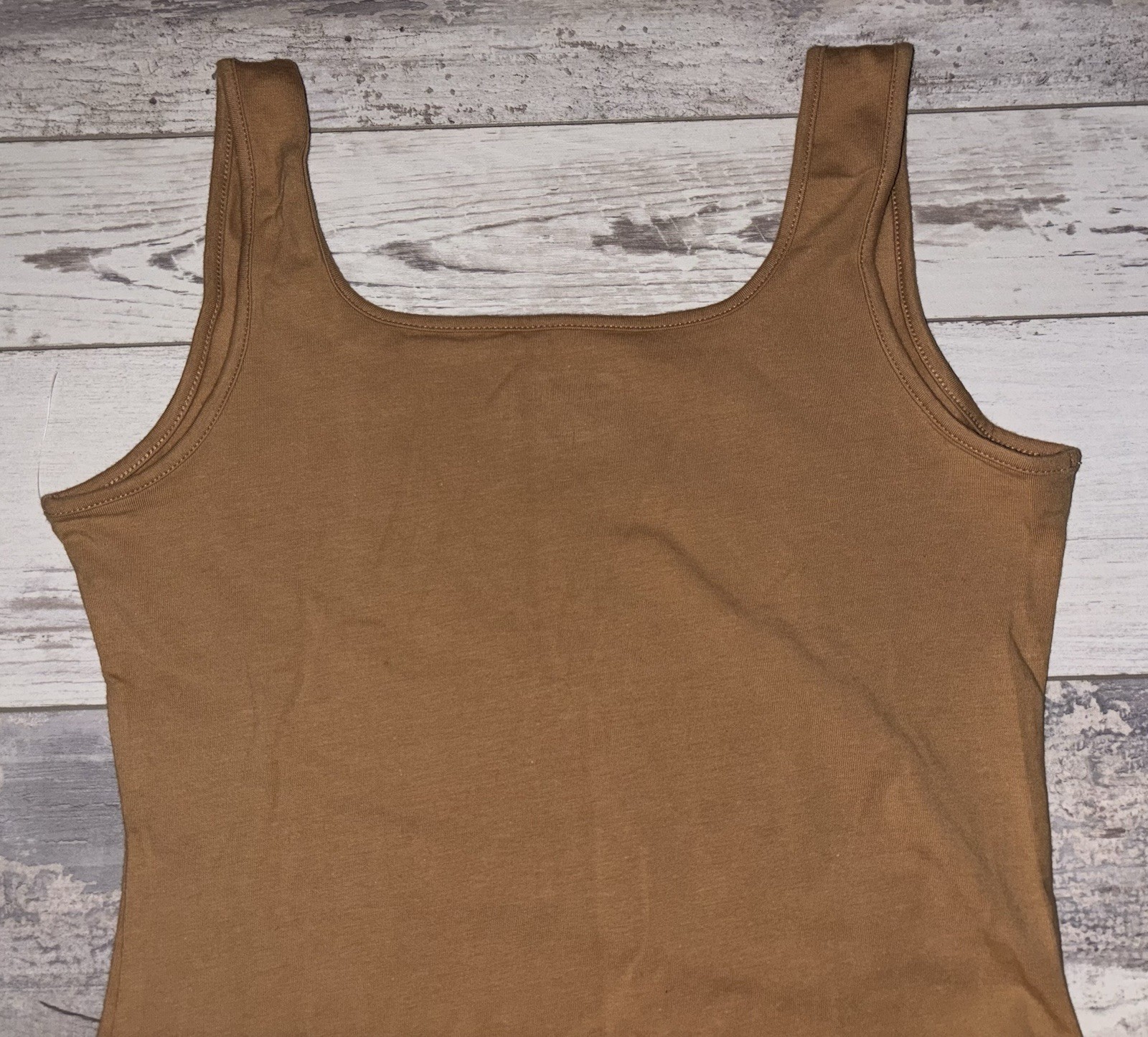 Wild Fable Bodycon Seamed Sleeveless Dress size M – Light Brown/Camel – NEW B