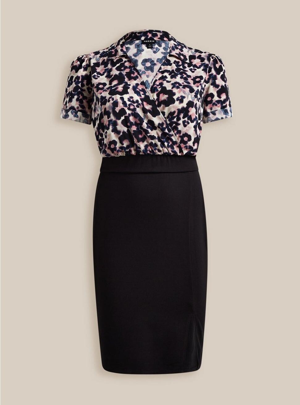 Torrid At The Knee Ponte Studio Crepe Bodycon Dress Plus Size 4 4X 26 #D70220