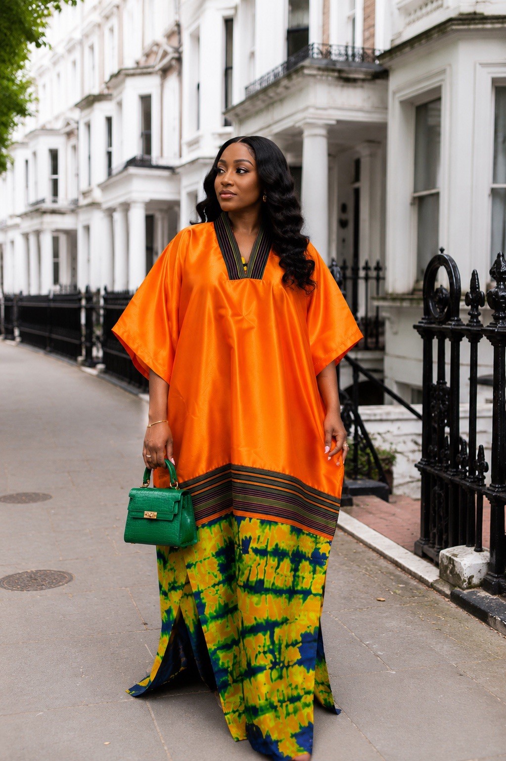 African Print Ankara Bubu Dress With Asoebi