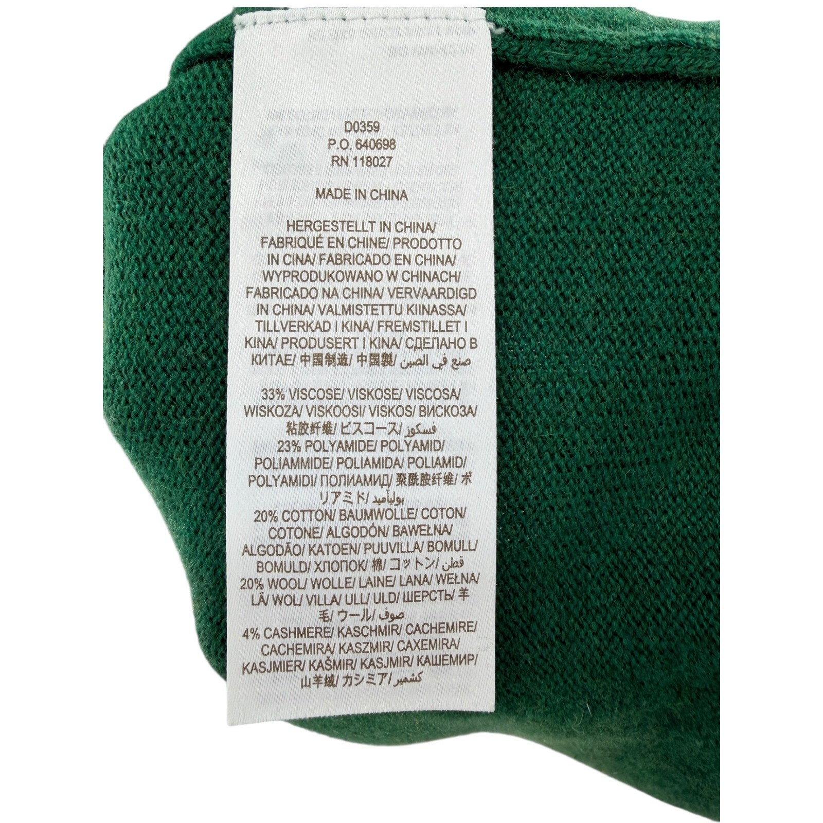 Boden Emerald Green Long Sleeve Sweater Dress Puffed Sleeve Knit Women US 6R