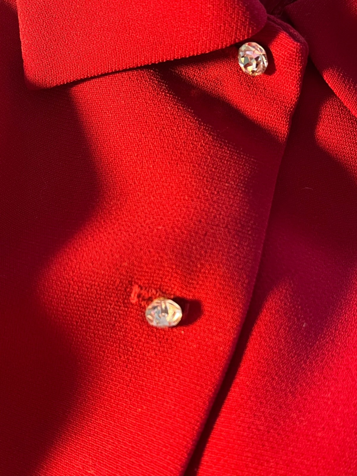 Talbots Petites Red Coat Dress Size 4 made in USA