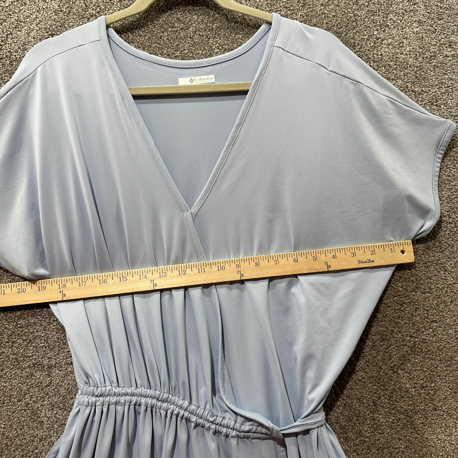 Columbia Omni-Freeze Chill River Wrap Dress XXL Blue UPF 50 Moisture Wicking
