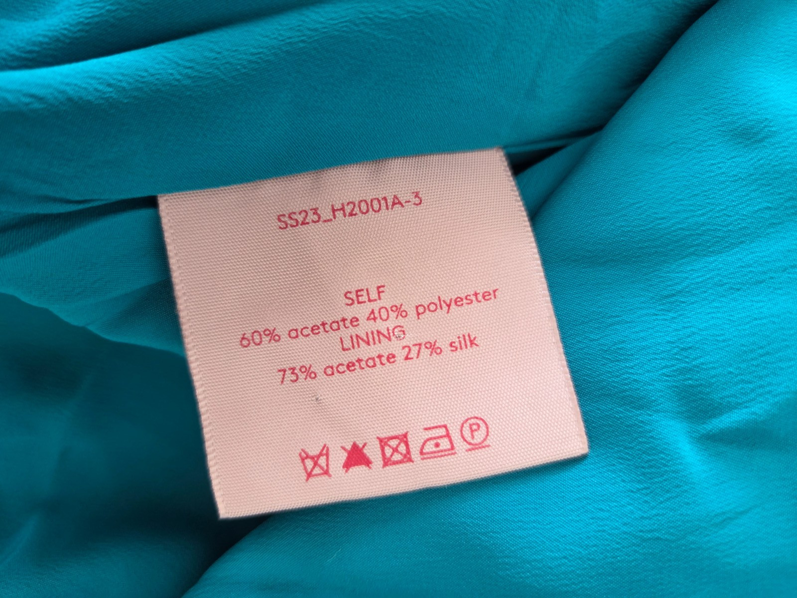 Roksanda Adele cape sleeve Teal Blue crepe midi dress UK 16