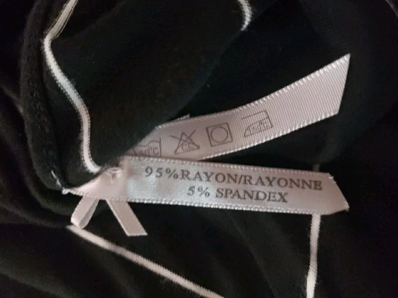 J.O & CO Dress Size 6 7 Maxi Rayon Stretch Long Black White Striped