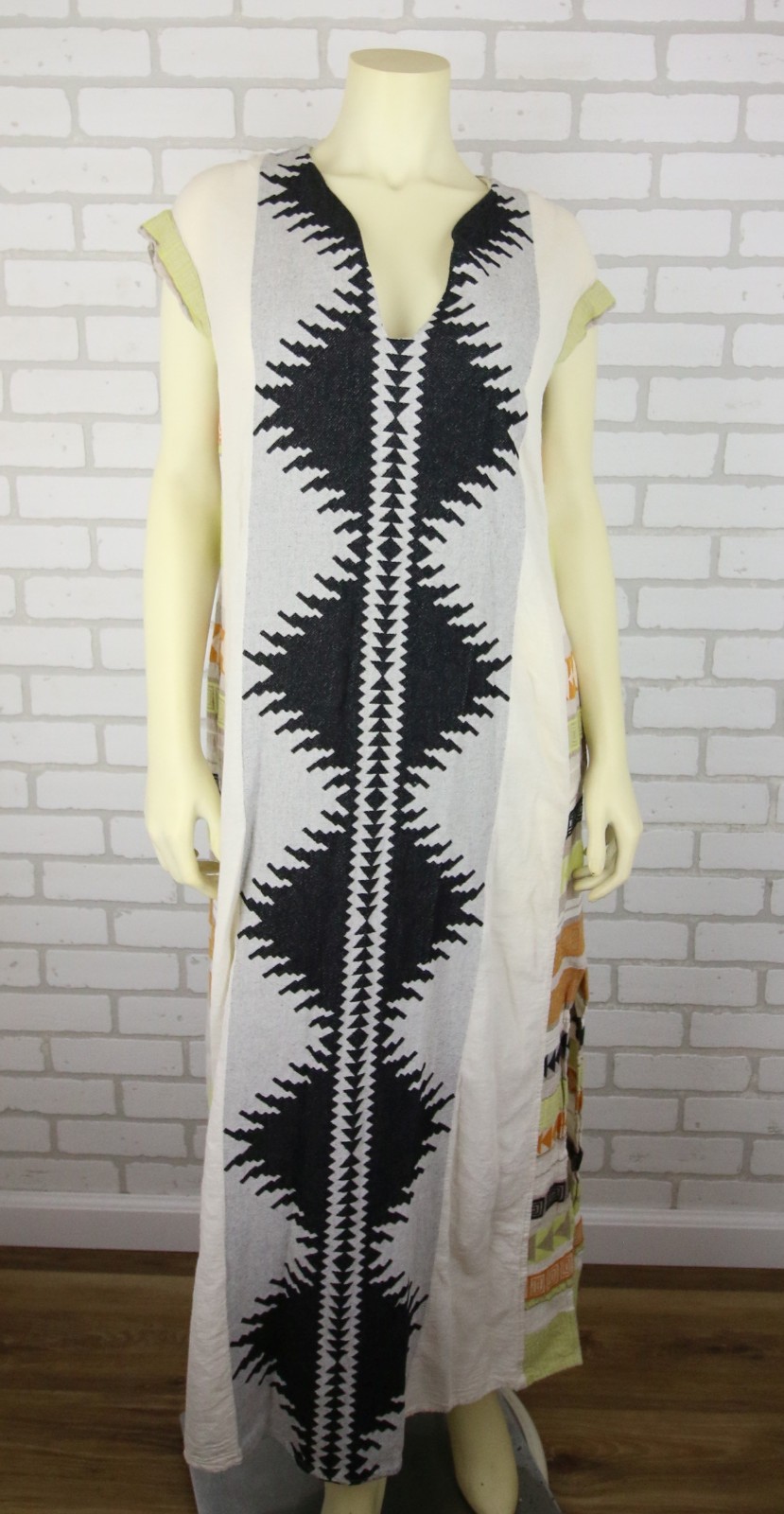 Anthropologie Devotion Twins Arkoudi Maxi Dress Kaftan Womens M