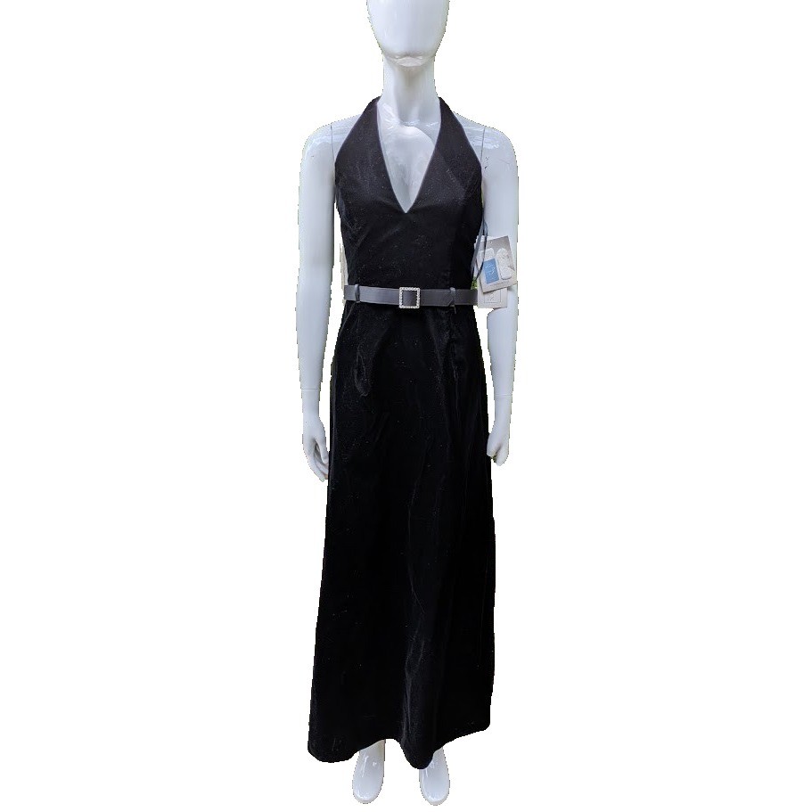Vintage Jessica Scott McClintock Velvet Dress 8P Rhinestone Hoco Prom Whimsigoth