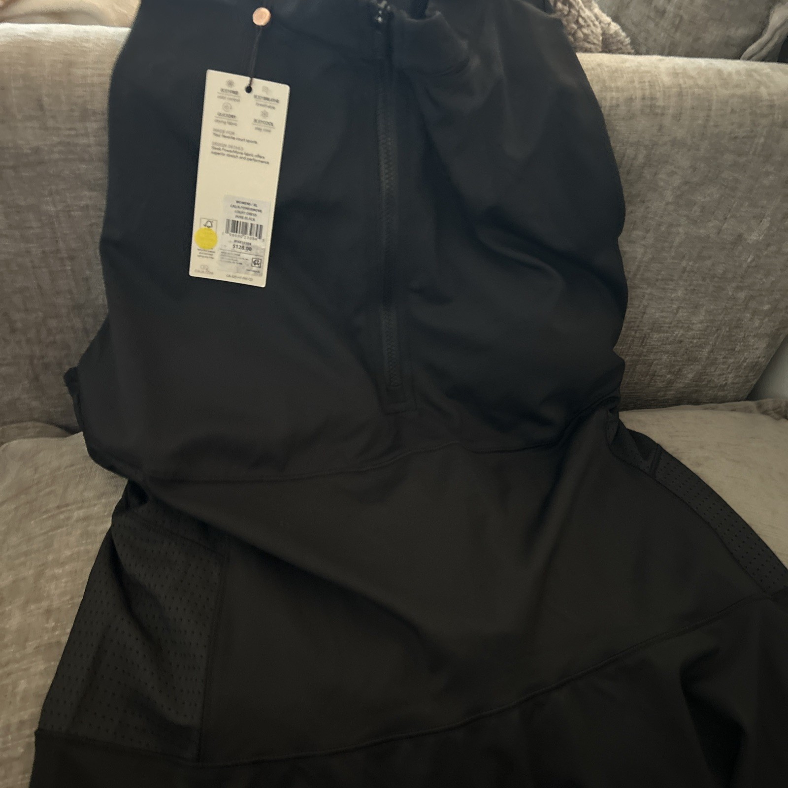 Women’s Xl Calia Power move Court Dress Black