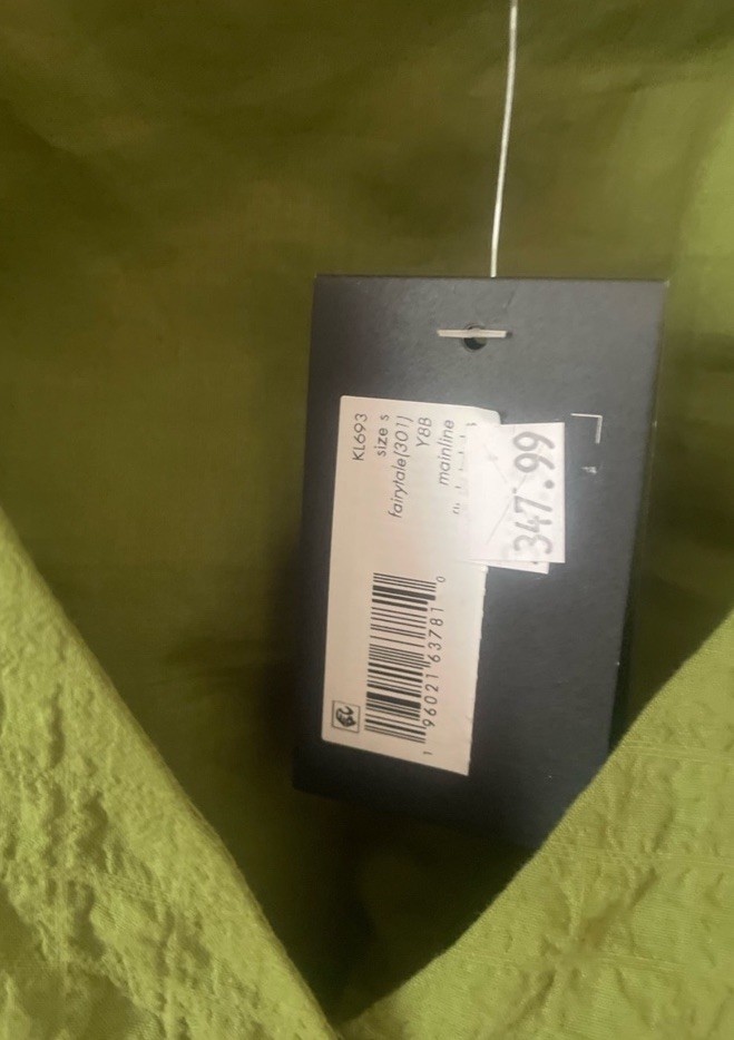NWT Kate Spade Green Flutter Sleeve Midi Dress Small