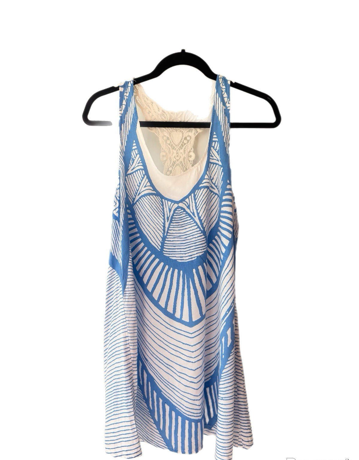 Ho Doesn’t Know Why Mini Dress Womens Size 8 Boho Summer Casual
