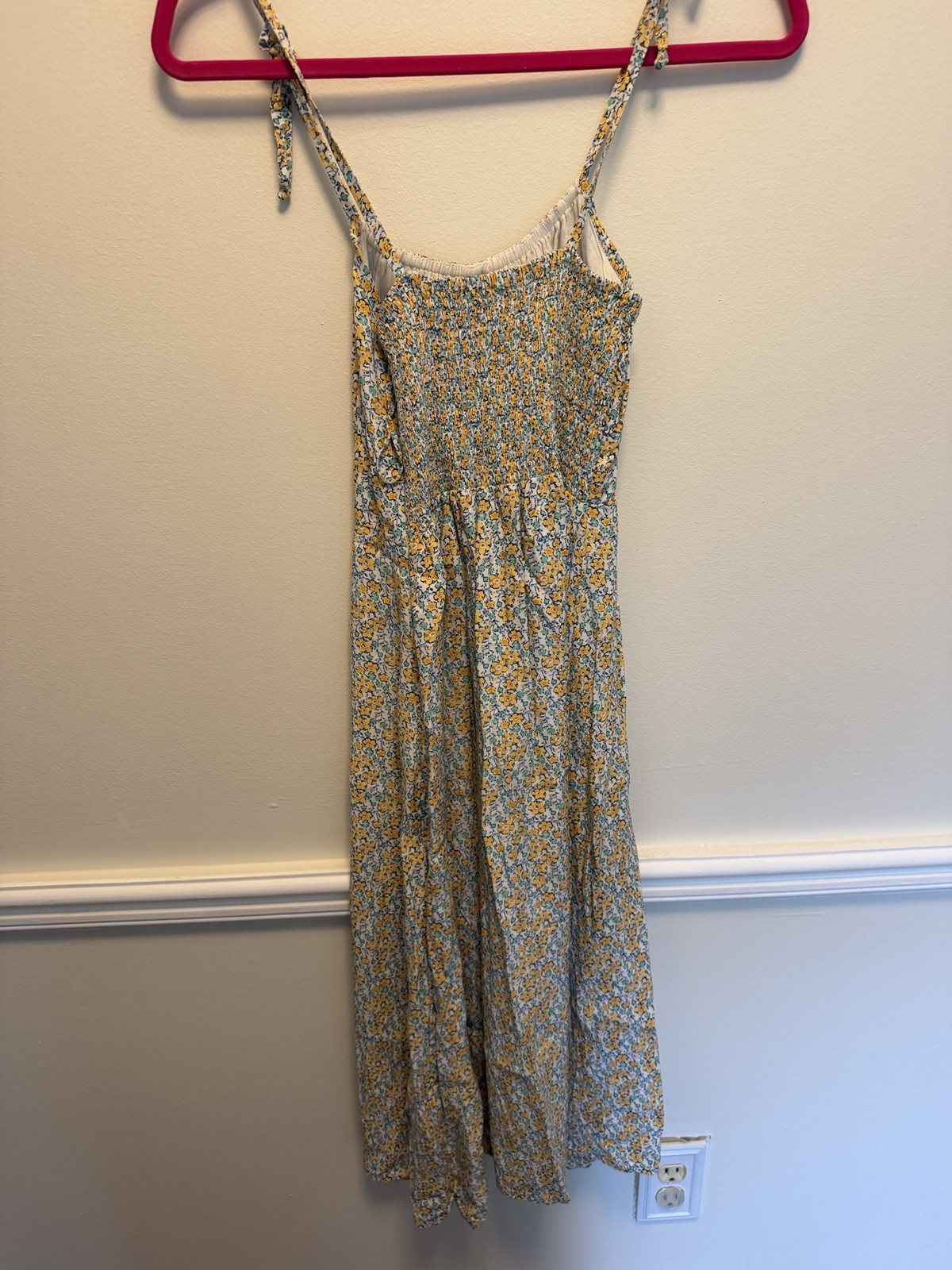 Faithfull The Brand x Anthropologie Daisy Floral Midi Dress Size 4