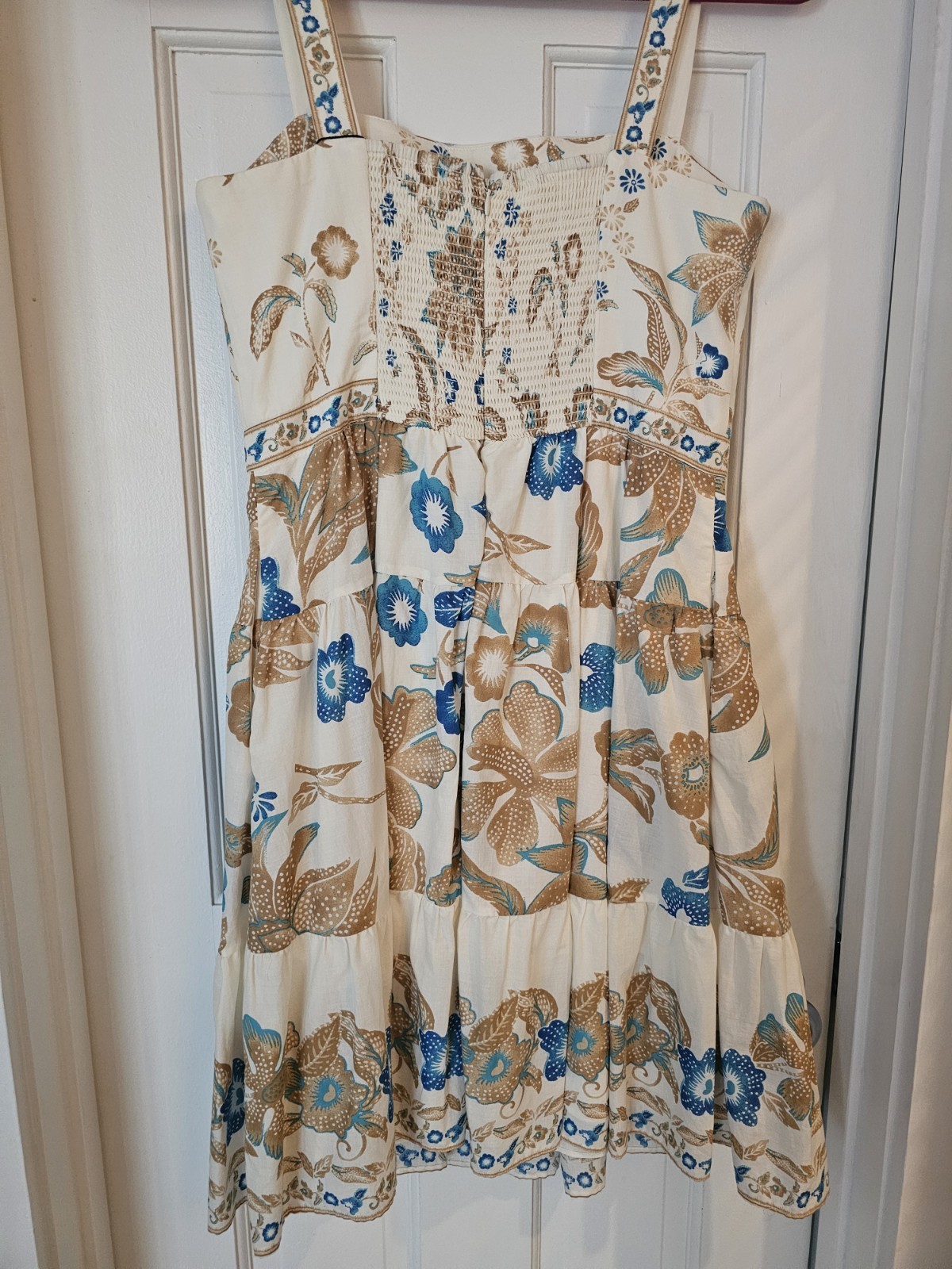 White House Black Market Petite Fit Sundress featuring a floral print