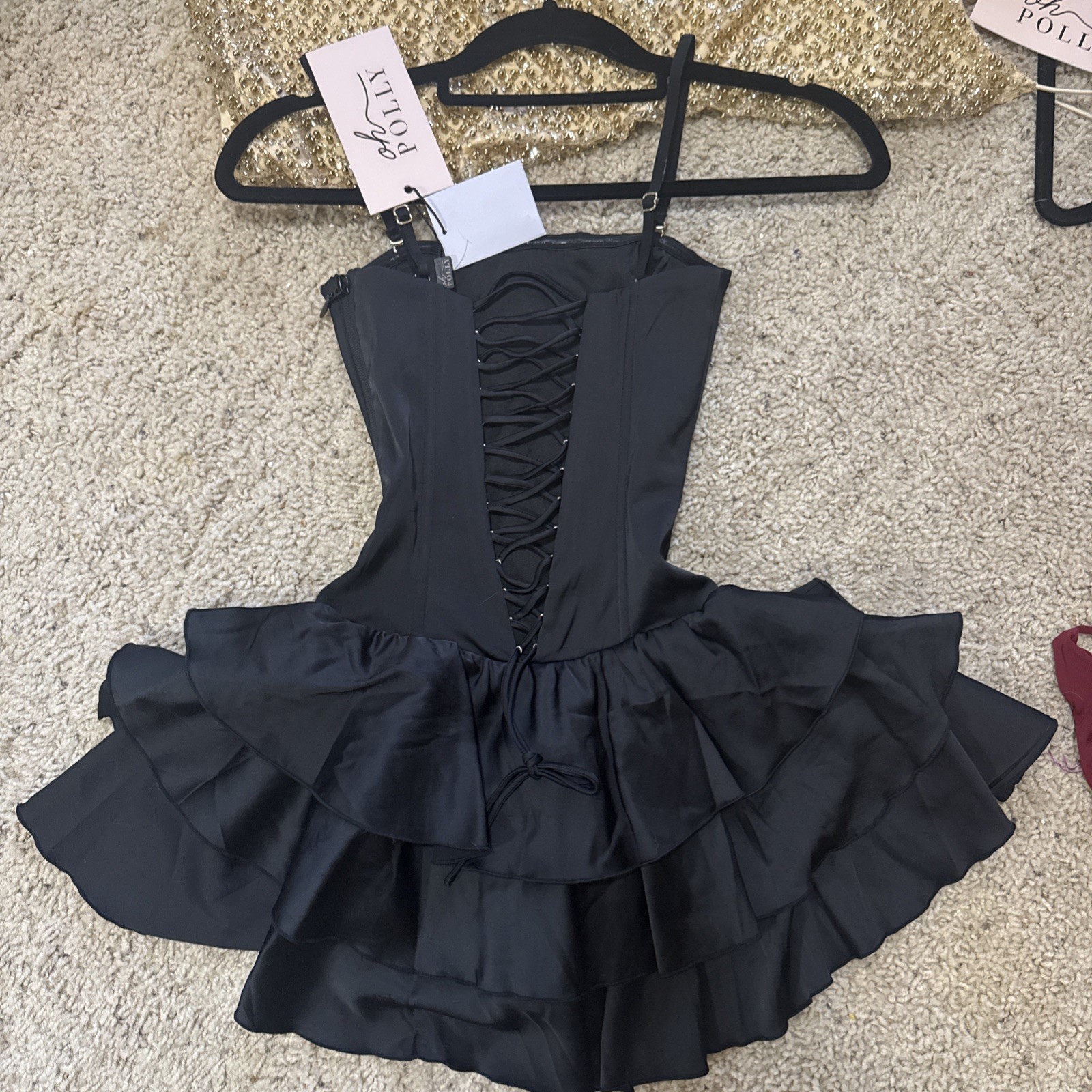 Oh Polly! Bundle 3 Pieces Dresses Size 0 US New with Tags Gold!