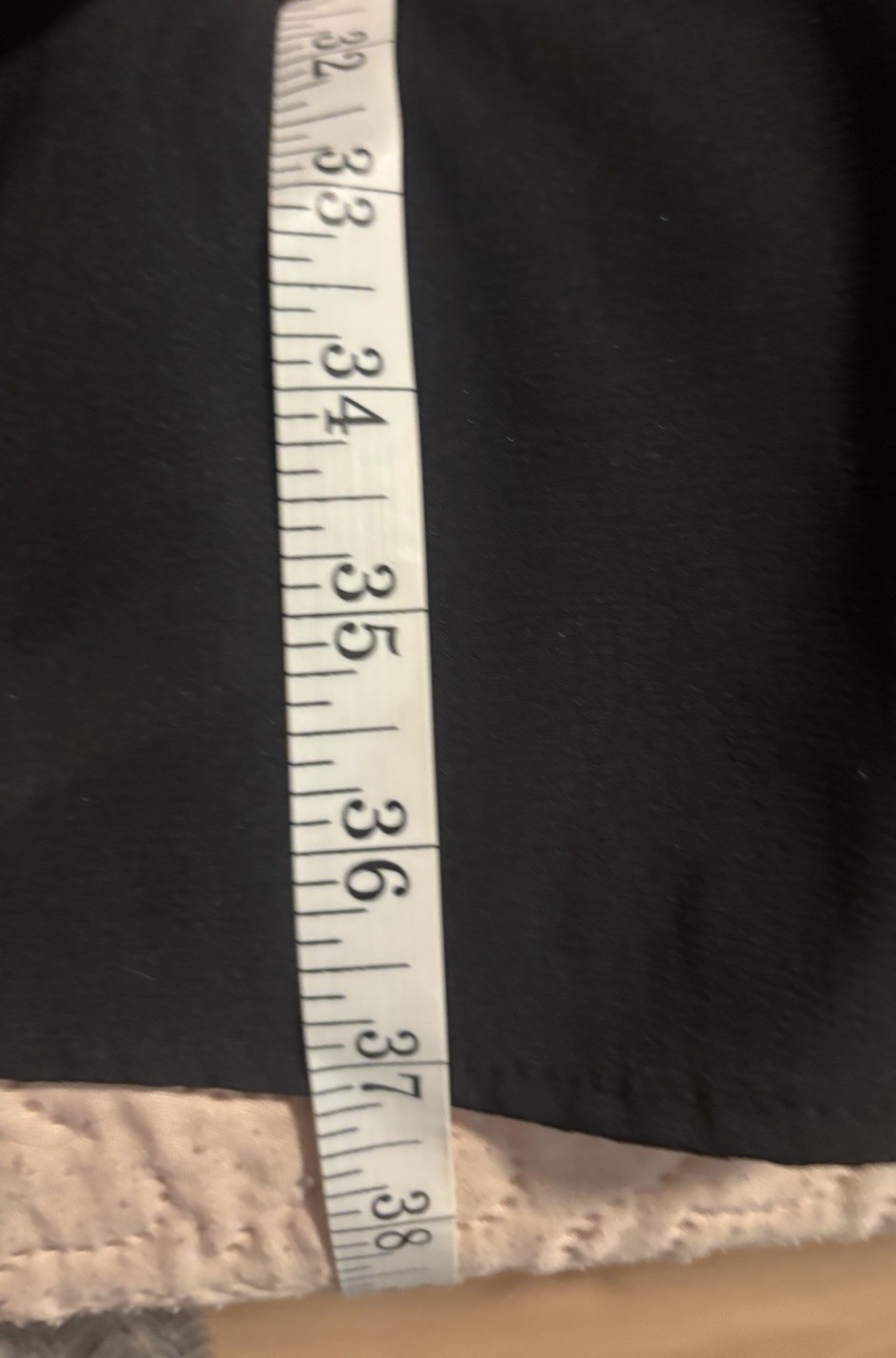 xhilaration XL Black Soft Silky Peek A Boo Top Thirty Seven 37 Inches Long Neck