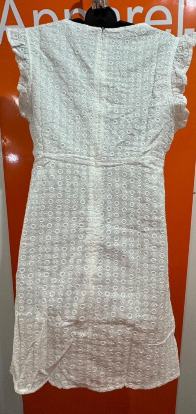 🔥In The Style Jac Jossa Frill Detail Smock Dress, NEW, Size 10, RRP £38,b36