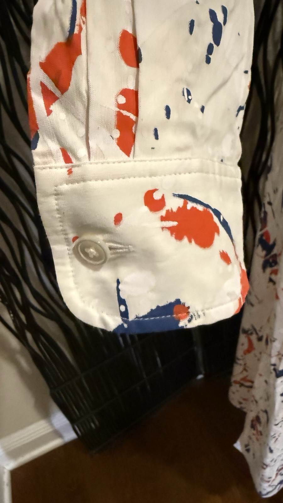 NWT $2790 RALPH LAUREN Collection Anakin Stretch Linen Paint Day Dress Sz 10