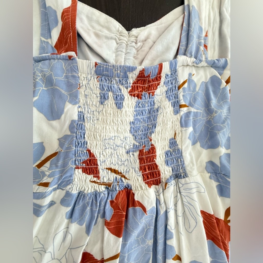 L*Space Revolve White Orange blue Mini Dress