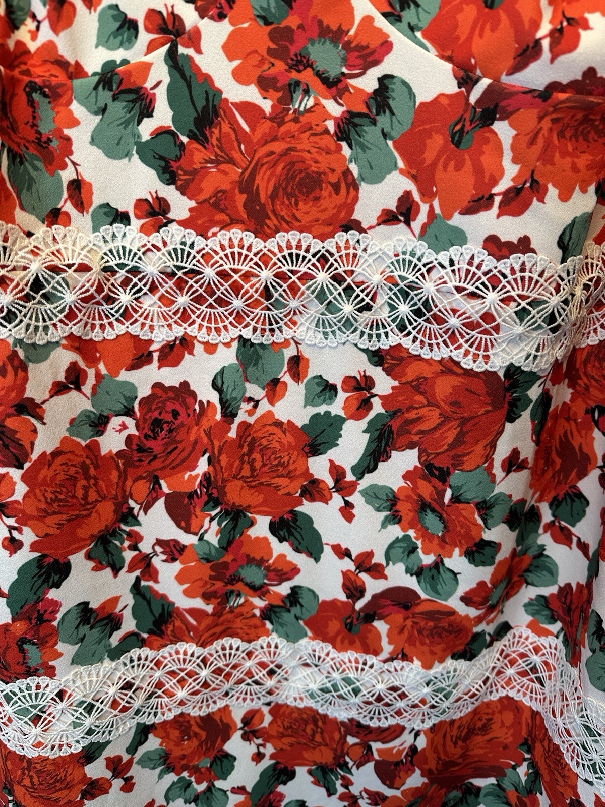 NWT ASOS Design Curve Size 22 Floral Lace Sheath Dress Pink Red Green White