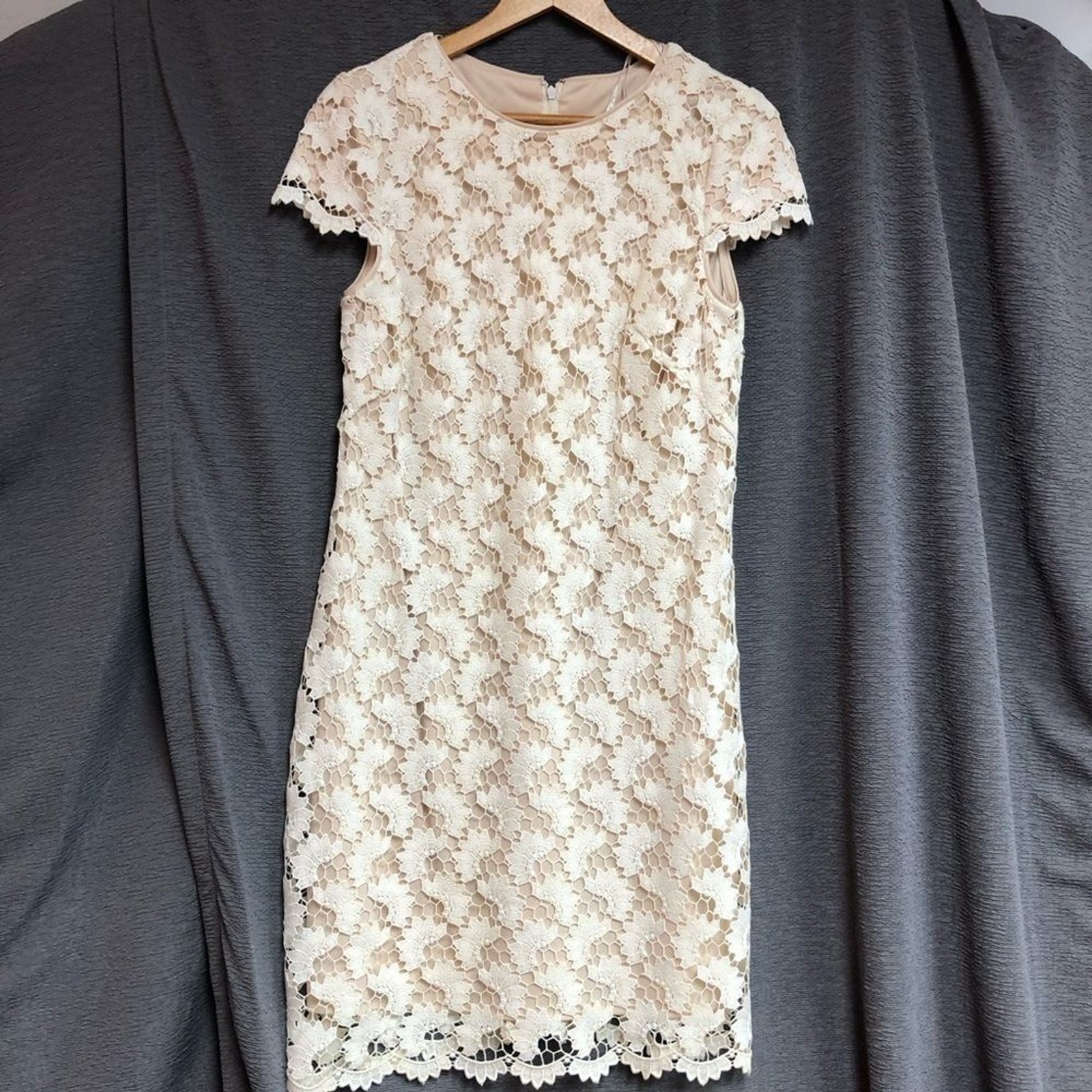 Susie Chan for Maggie boutique size 8 nude color under dress with overlay