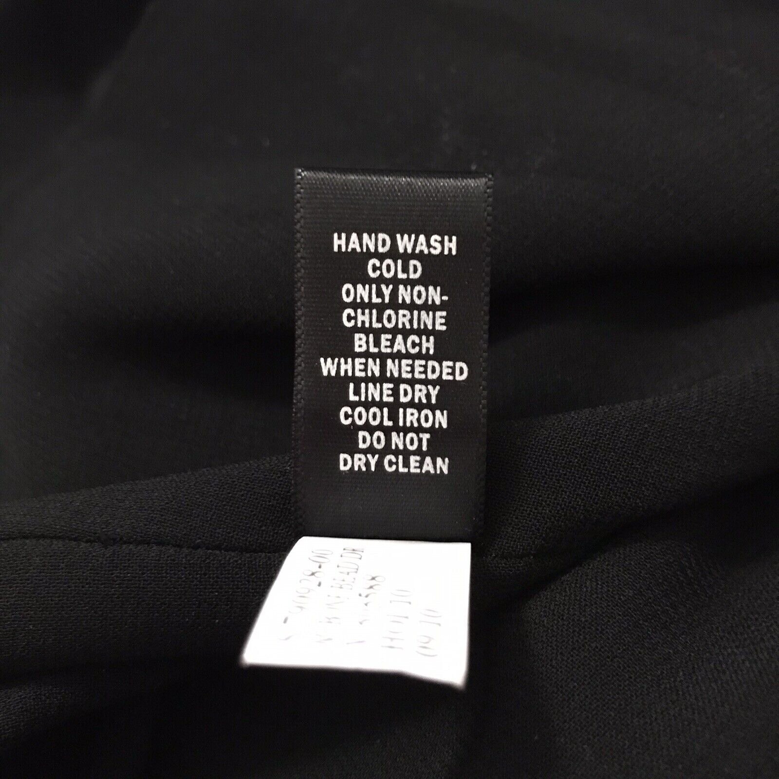 Banana Republic Monogram Collection Size 2 Black Dress Beaded Draped Neck NWT