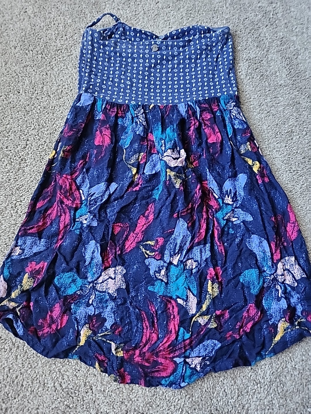 Roxy & Mudd XS Summer Dress / Beach Cover-Up Lot – Boho & Neutral – Used Good