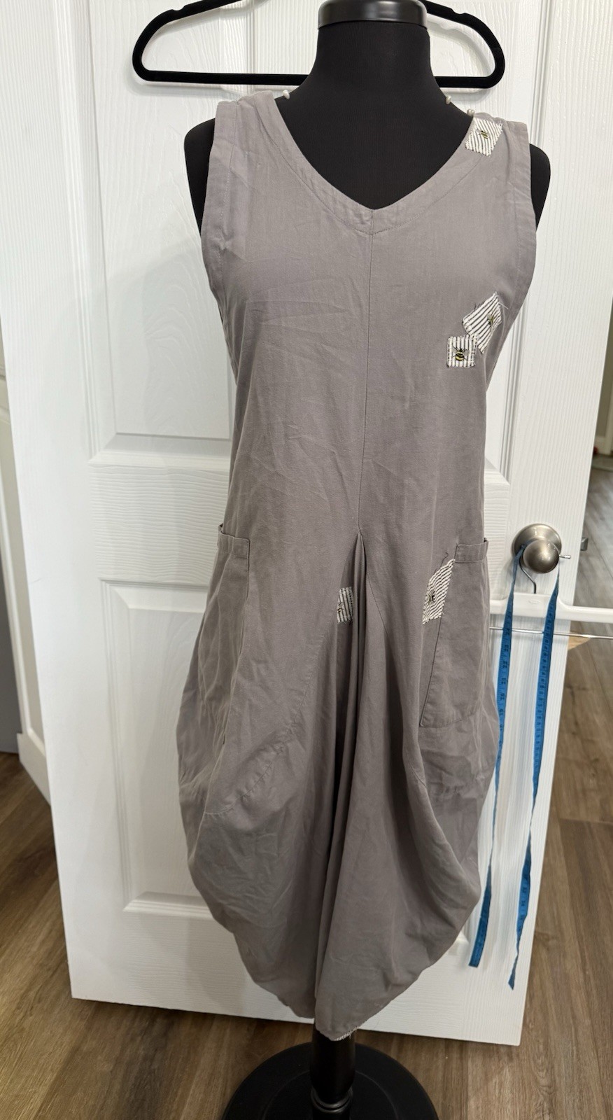 Zanzea Ladies Lagenlook Parachute dress Squash Blossom BOHO Hippie ARTSY Bees S