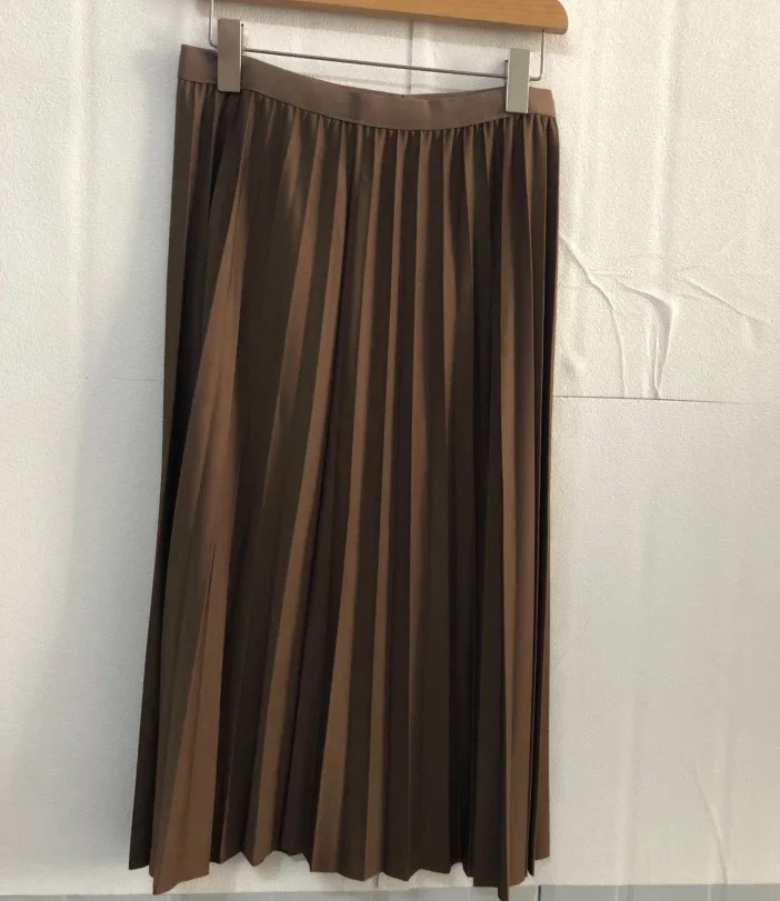 Temperament Jupe Chic Pleated Skirts for Women 2025 Faldas Mujer De Moda High Wa