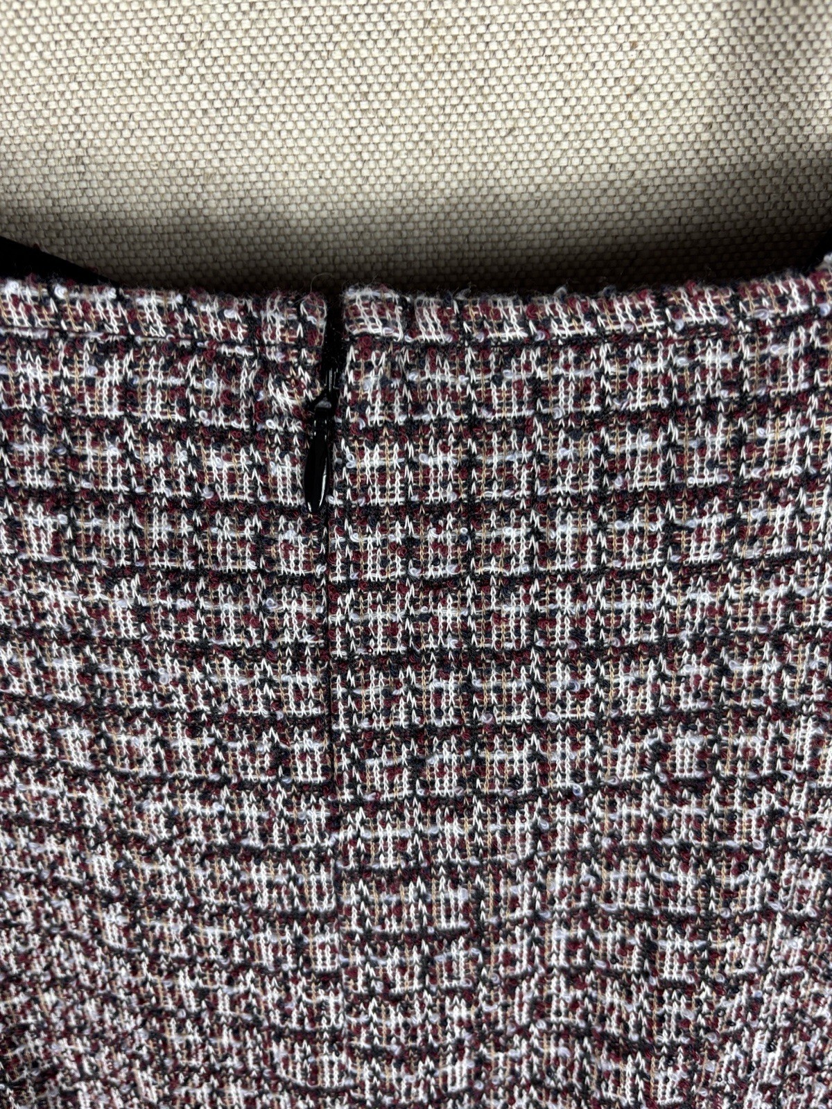 Lane Bryant Purple Tweed Button-Front Dress 18/20