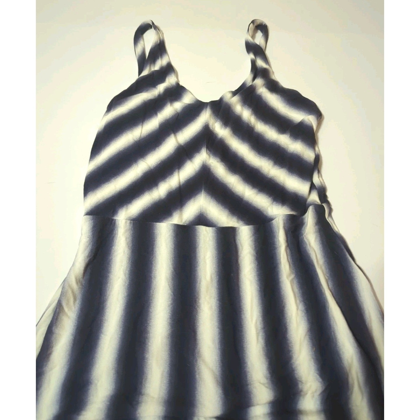 GAP striped Maxi Dress womens S Beach drape garden party coastal boho Hippie