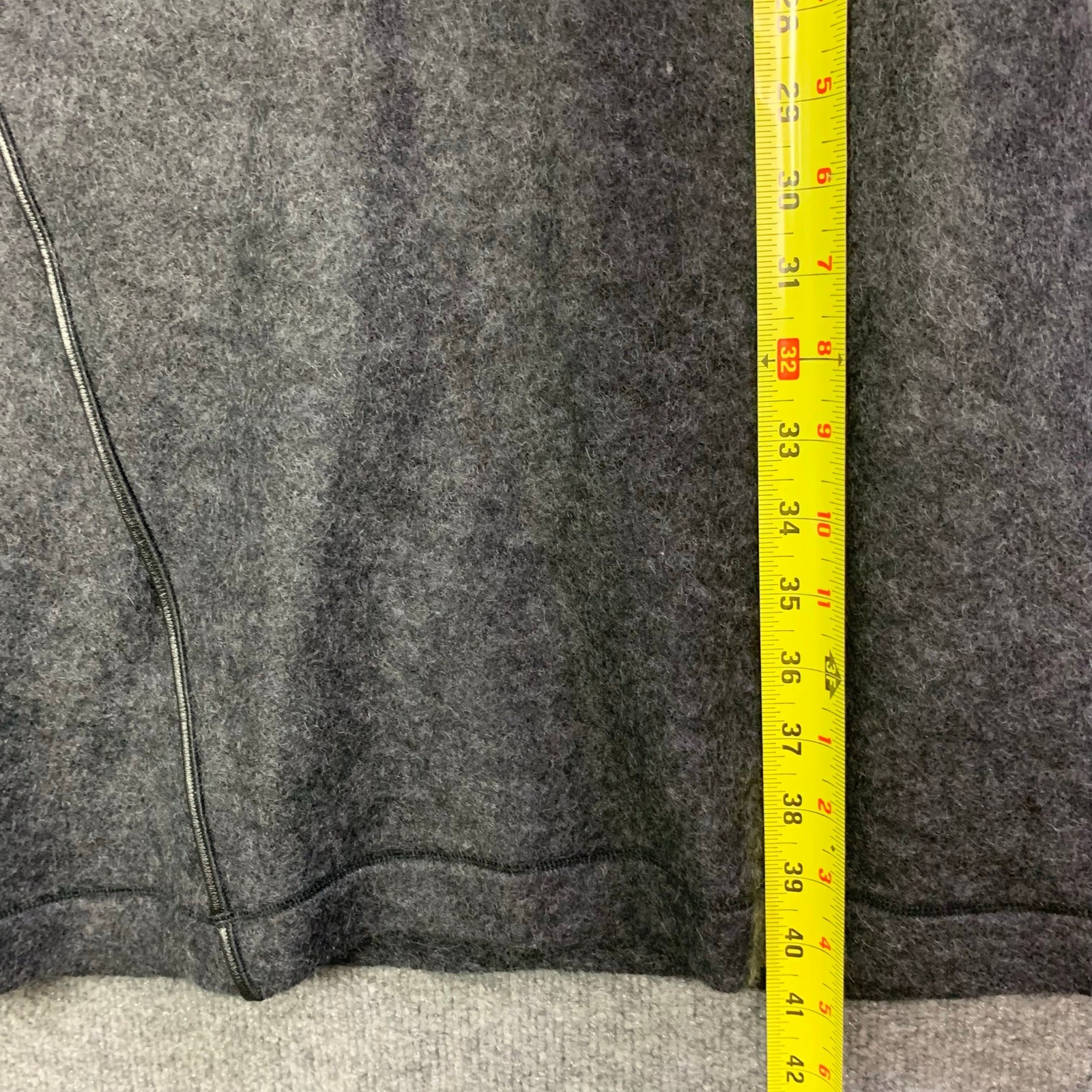 Helmut Lang Cowl High Neck Wool Mohair Long Sleeve Sweater Dress Gray – Size M